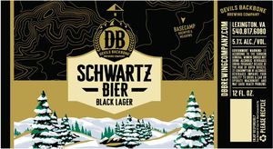 Devils Backbone Brewing Company Schwartz Bier April 2023