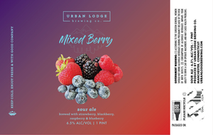 Urban Lodge Brewing Co. Mixed Berry April 2023