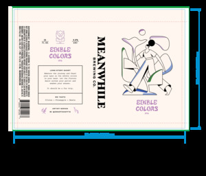 Meanwhile Brewing Co. Edible Colors IPA April 2023