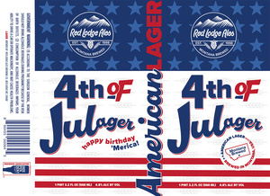 Red Lodge Ales 4th Of Julager