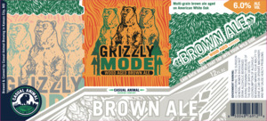 Casual Animal Brewing Co Grizzly Mode Brown Ale