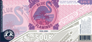 Casual Animal Brewing Co Blue Flamingo