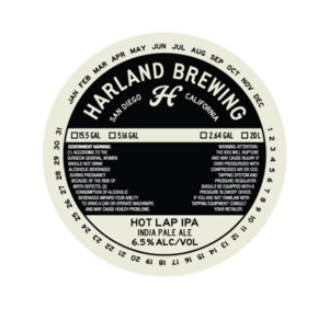 Harland Brewing Hot Lap IPA April 2023