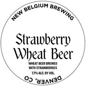 New Belgium Brewing Strawberry Wheat Beer