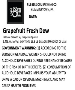 Grapefruit Fresh Dew April 2023