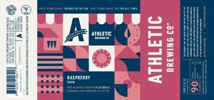Athletic Brewing Company Raspberry Sour May 2023