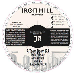 Iron Hill A-town Down IPA April 2023