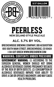 Breckenridge Brewing Company, Bbi Acquisition Peerless