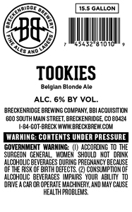 Breckenridge Brewing Company, Bbi Acquisition Tookies