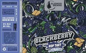 Bluewood Brewing Blackberry Hop Tart April 2023