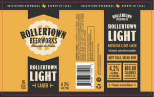 Rollertown Beerworks Rollertown Light April 2023