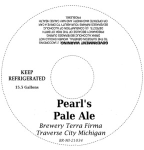 Brewery Terra Firma Pearl's Pale Ale