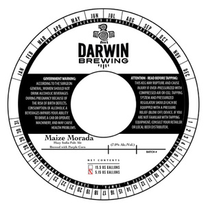 Darwin Brewing Maize Morada April 2023