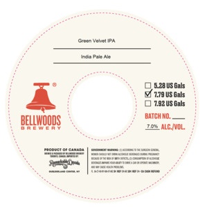 Bellwoods Brewery Green Velvet April 2023