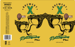 Brewery X Battlesnakes Pilsner