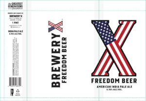Brewery X Freedom Beer April 2023