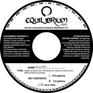 Equilibrium Brewery Churro Puffs April 2023
