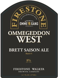 Firestone Walker Brewing Company Ommegeddon West April 2023