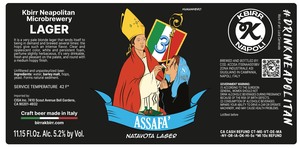 Kbirr Napoli Assafa' Natavota Lager April 2023