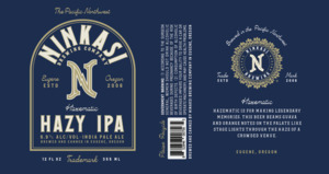 Ninkasi Brewing Company Hazematic Hazy IPA April 2023
