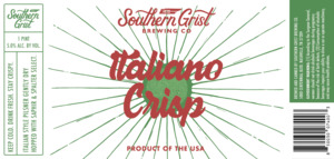 Southern Grist Brewing Co Italiano Crisp
