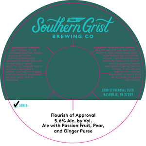 Southern Grist Brewing Co Flourish Of Approval