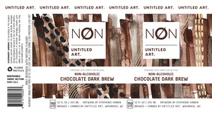 Untitled Art. Non-alcoholic Chocolate Dark Brew May 2023