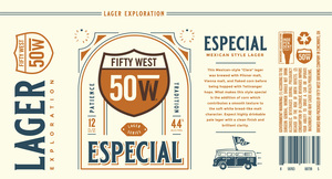 Fifty West Brewing Company Especial Mexican Style Lager May 2023