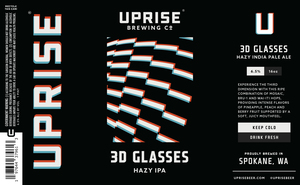 3d Glasses Hazy India Pale Ale May 2023
