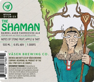 VÄsen Brewing Company The Shaman May 2023