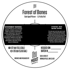 Oak-aged Pilsner Forest Of Bones May 2023