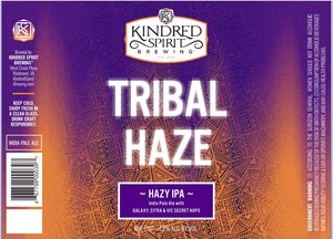 Kindred Spirit Brewing Tribal Haze May 2023