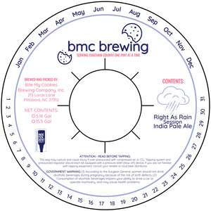 Bmc Brewing Right As Rain Session India Pale Ale May 2023