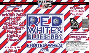 Freedom Brew & Shine Red, White & Blueberry May 2023