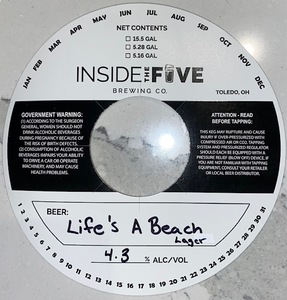 Inside The Five Brewing Life's A Beach May 2023
