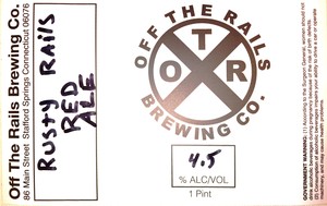 Off The Rails Brewing Co Rusty Rails Red Ale May 2023