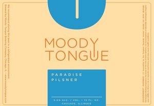 Moody Tongue Paradise Pilsner
