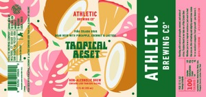 Athletic Brewing Company Tropical Reset May 2023