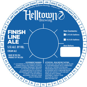 Helltown Brewing Finish Line Ale