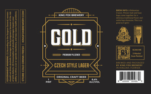 King Fox Brewery Gold May 2023
