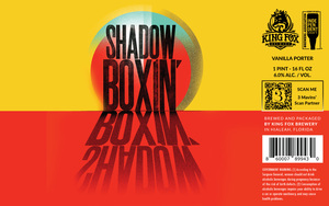 King Fox Brewery Shadow Boxin' May 2023