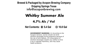 Whitby Summer Ale March 2024