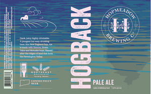 Hopmeadow Brewing Company Hogback Pale Ale March 2024