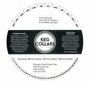 9 Foot Brewing Pineapple Upside Down Cake March 2024