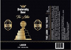 Fraternity Beer The Lillie March 2024