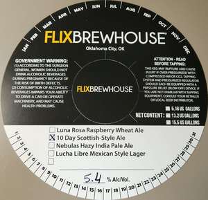 Flix Brewhouse 10 Day
