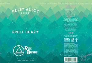 Hetty Alice Beers Spelt Heazy