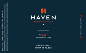 Haven Beer Company Paz April 2024