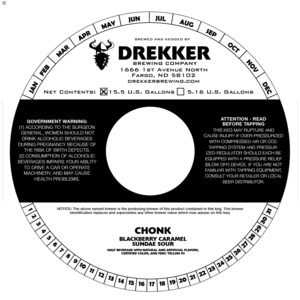 Drekker Brewing Company Chonk Blackberry Caramel March 2024