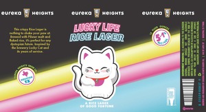 Eureka Heights Brew Co Lucky Life Rice Lager March 2024